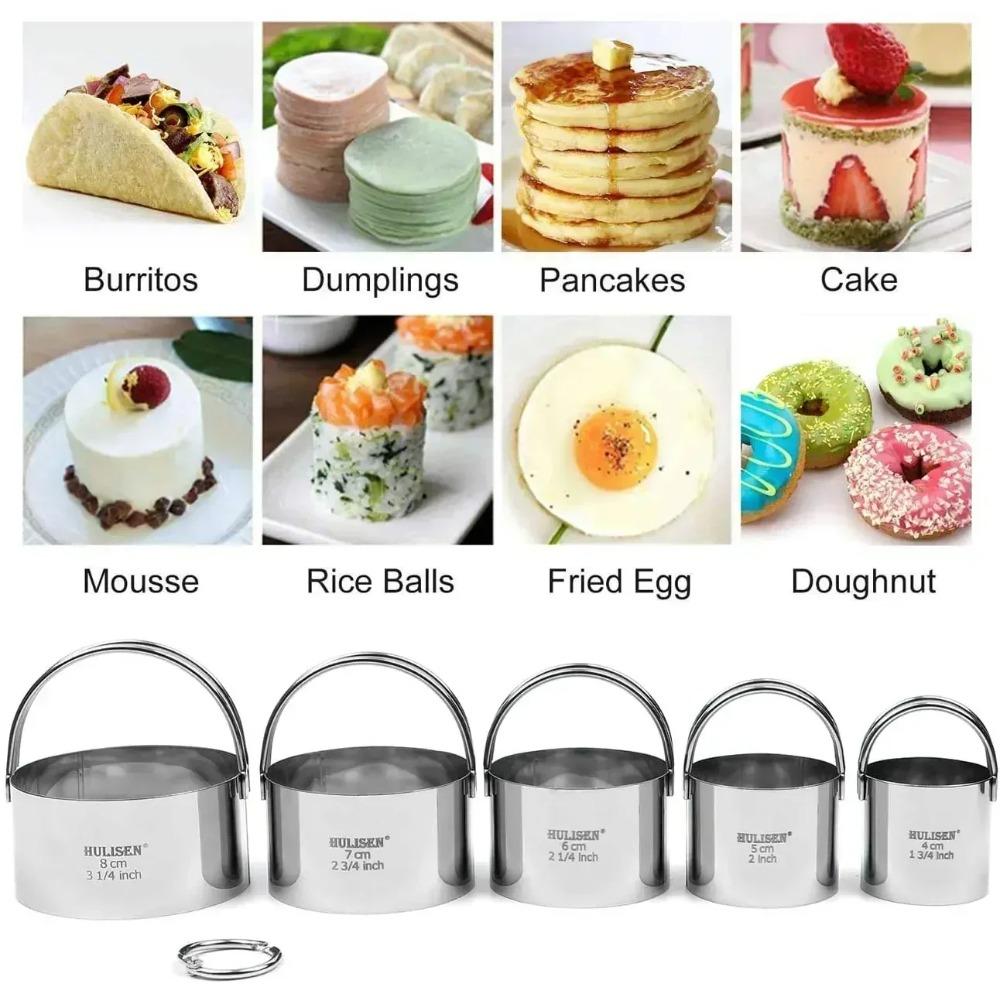 Biscuit Mold Set Round Stainle - огляд і ціна Cookies Pack
