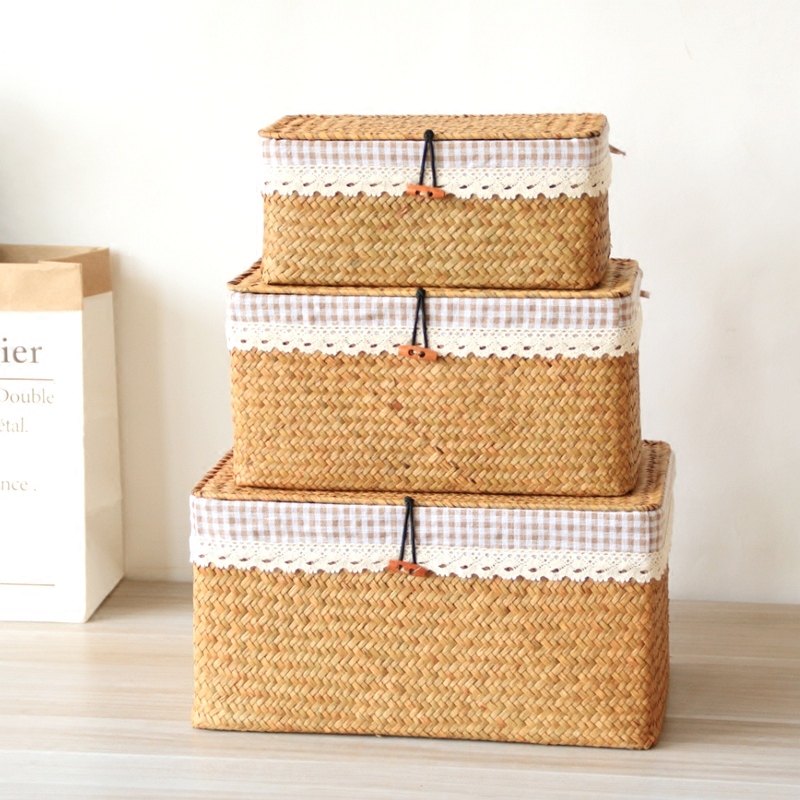 Seaweed Woven Box Grass Basket - огляд і ціна Seaweed Snack