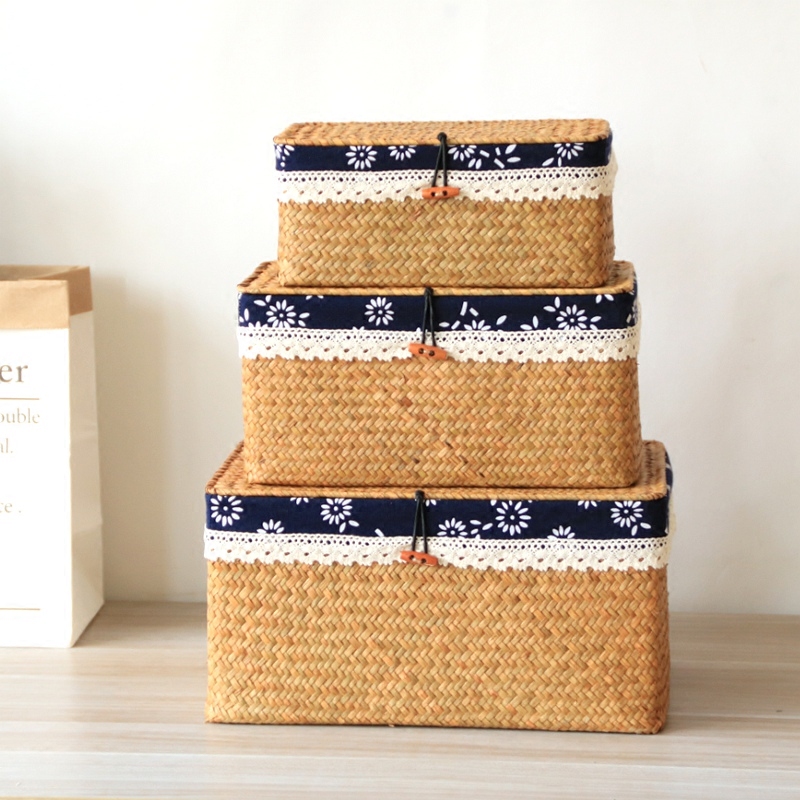 Seaweed Woven Box Grass Basket - огляд і ціна Seaweed Snack