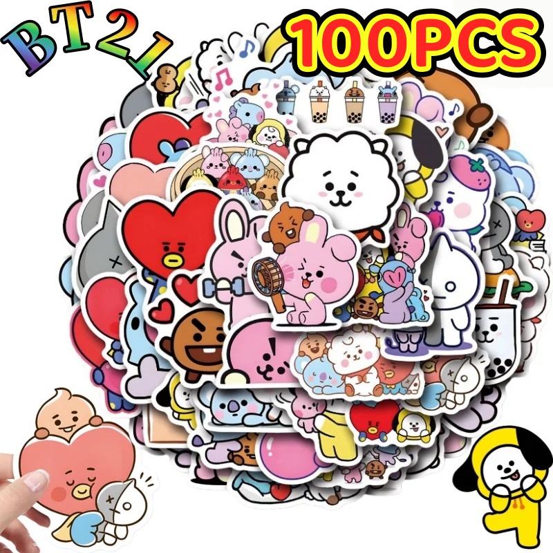 55/110PCS BT21 Chimmy Cooky ko - огляд і ціна Cookies Pack